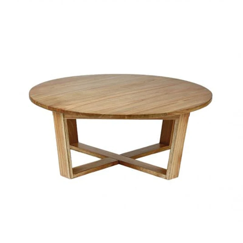 Table basse en mindi massif Ø 100 cm