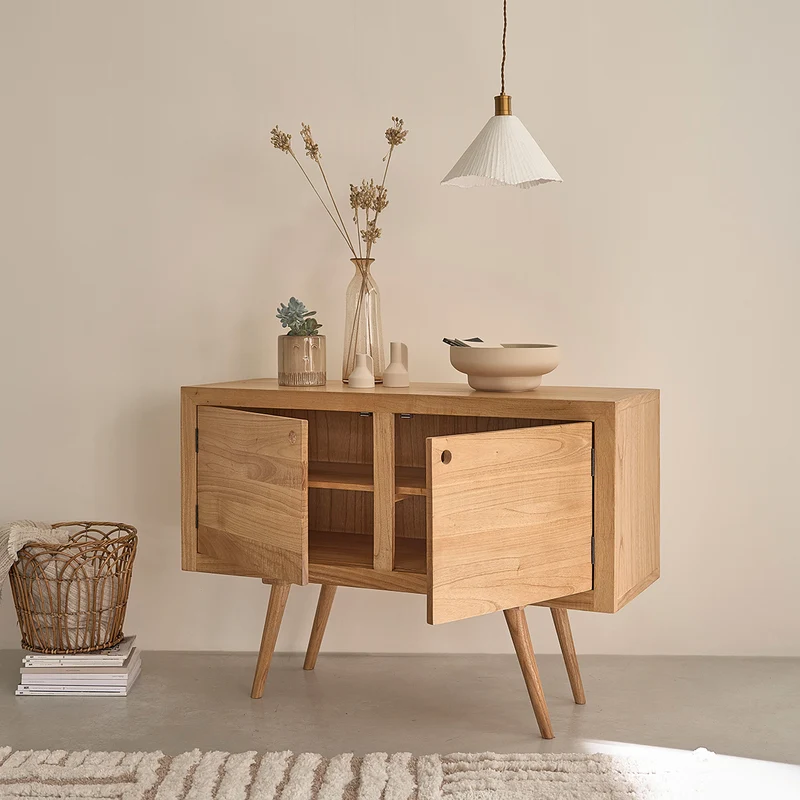 Commode en mindi massif 120 cm