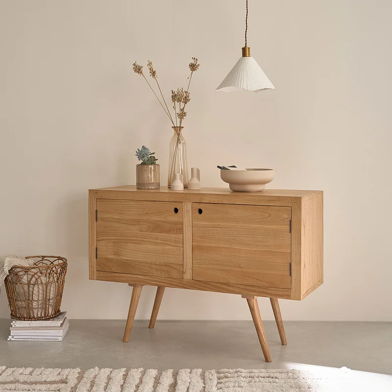 Commode en mindi massif 120 cm