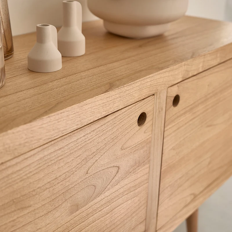 Commode en mindi massif 120 cm