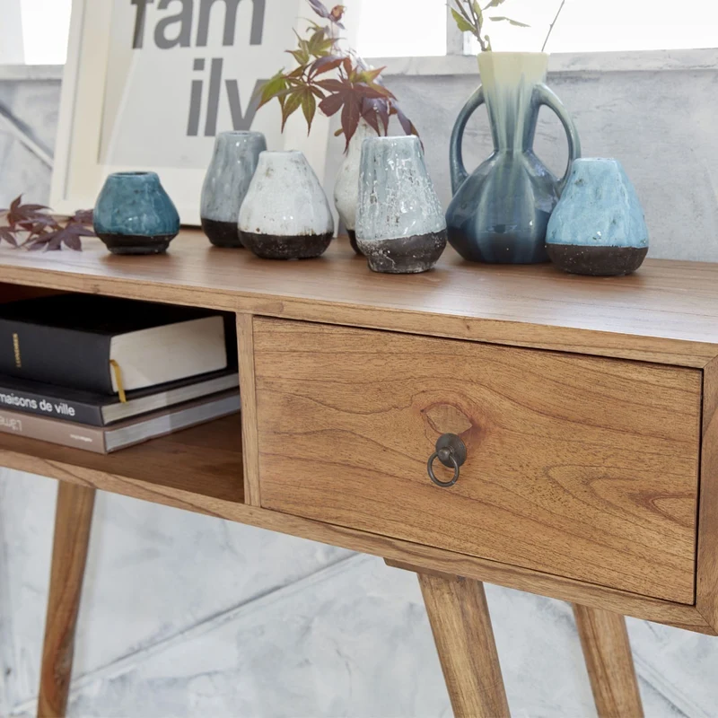 Console en mindi massif 120 cm