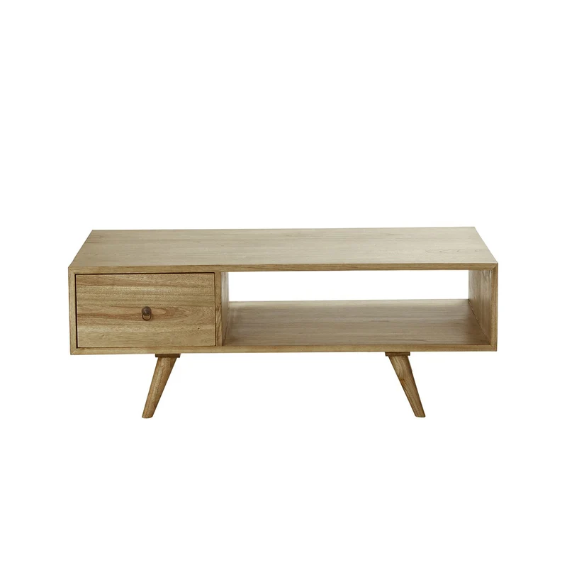 Table basse en mindi massif 120 cm