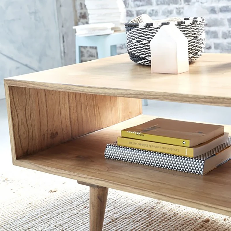 Table basse en mindi massif 120 cm