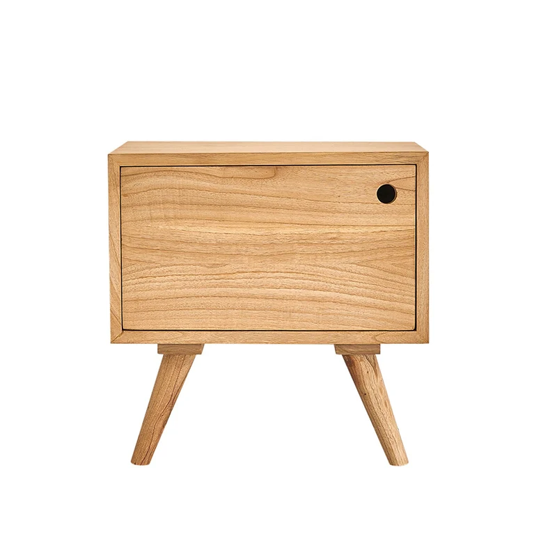 Table de chevet en mindi massif 50 cm