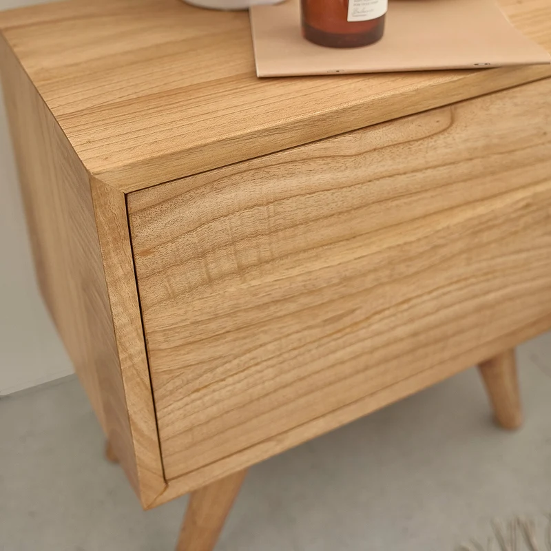 Table de chevet en mindi massif 50 cm