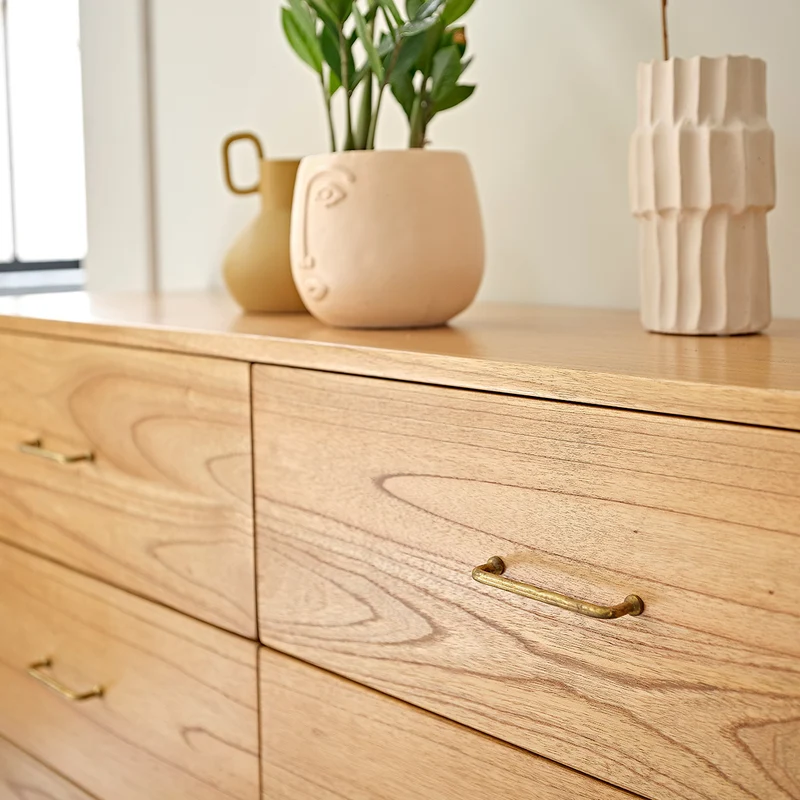 Commode en mindi massif 130 cm