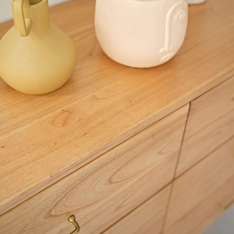 Commode en mindi massif 130 cm
