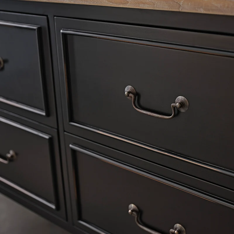 Commode en acajou massif 120 cm