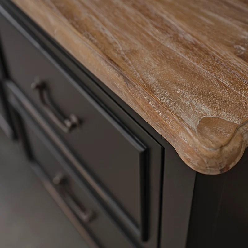 Commode en acajou massif 120 cm