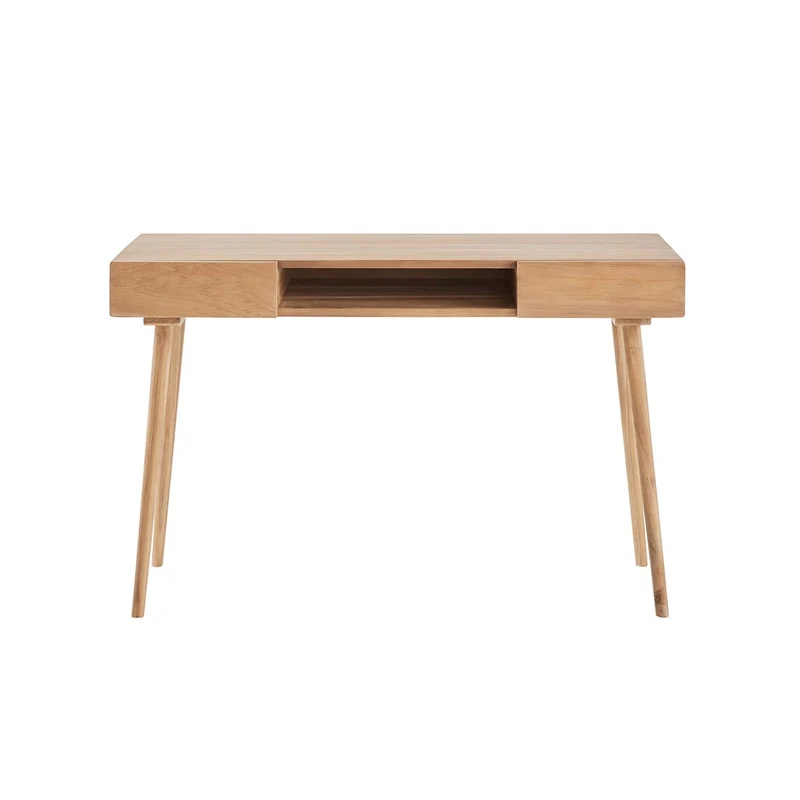Bureau en teck massif 120 cm