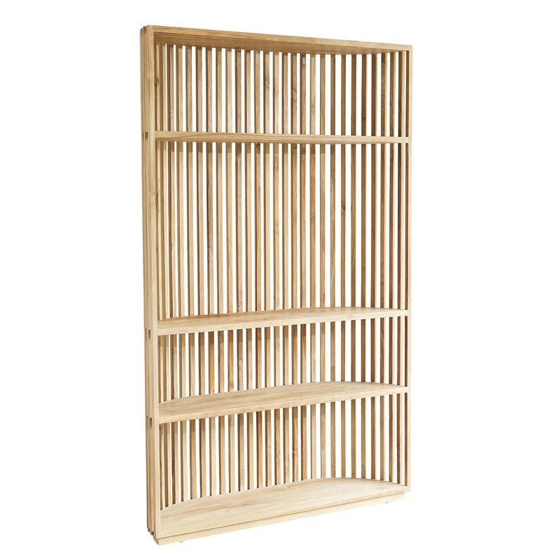 Bibliothèque en teck massif 120 cm