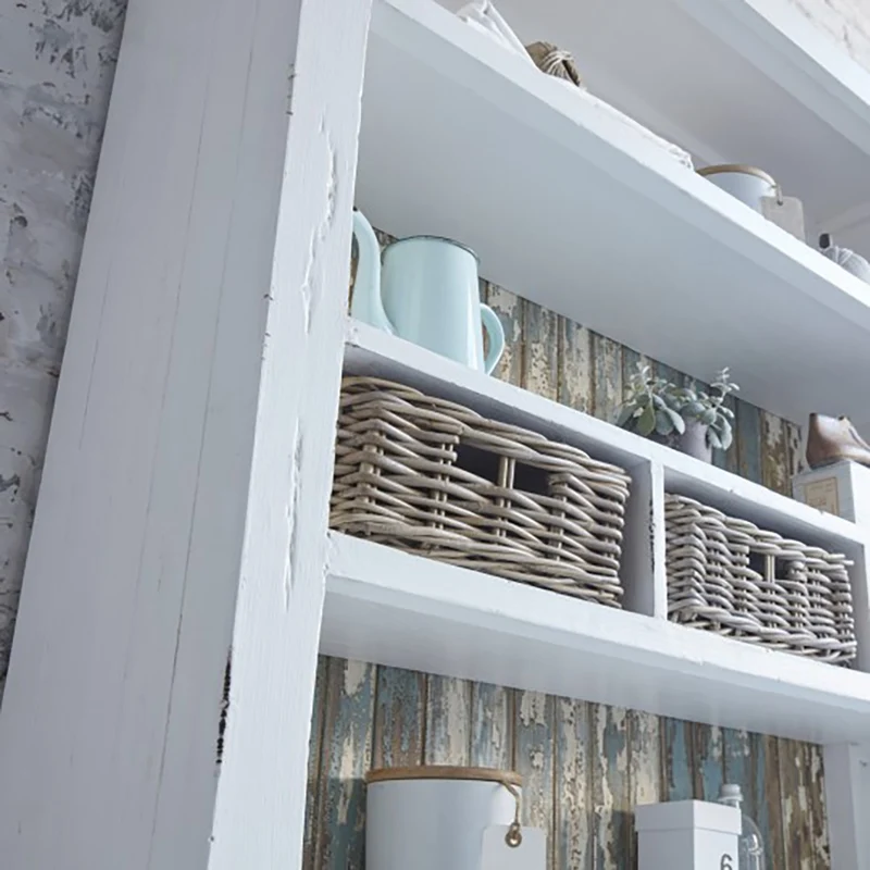 Bibliothèque en bois recyclé massif 125 cm