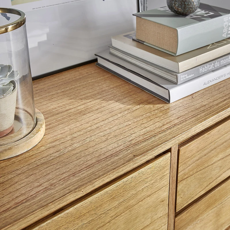 Commode en mindi massif 180 cm