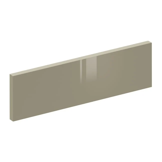 Façade de tiroir de cuisine Sevilla cappuccino brillant H.12.5 x l.39.7 cm