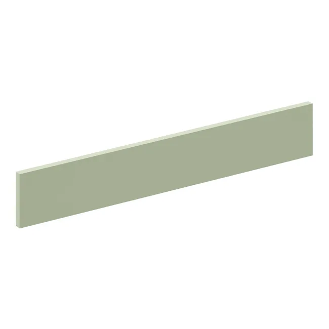 Façade de tiroir de cuisine Venise vert lichen mat H.12.5 x l.79.7 cm