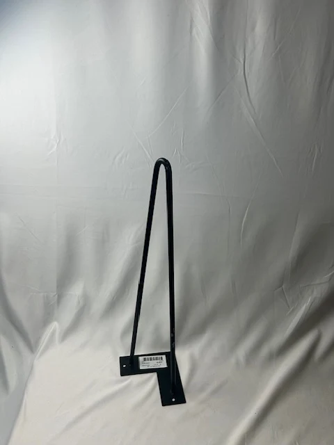 Pied de meuble design CIME, noir, hauteur 30 cm