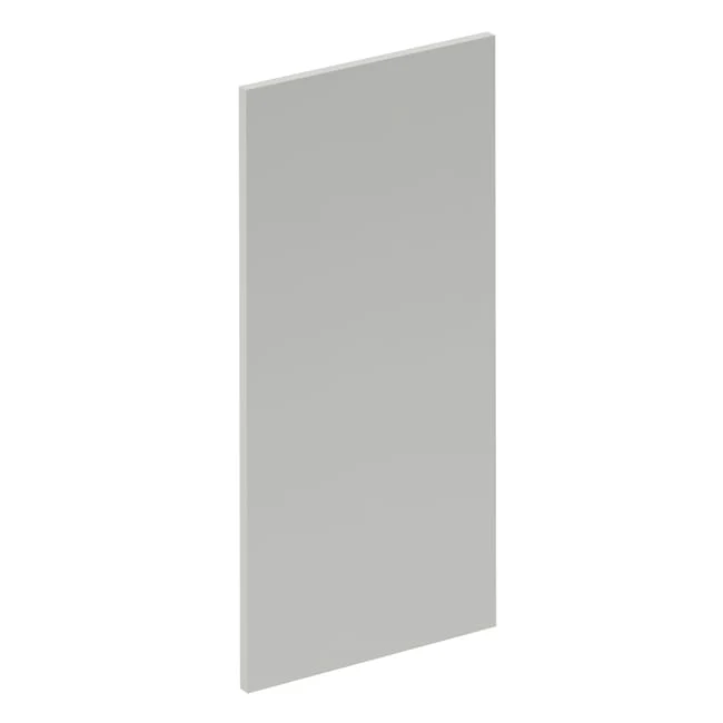 Côté de meuble de rangement gris clair H.76.8 cm x L.37 cm x Ep.18 mm