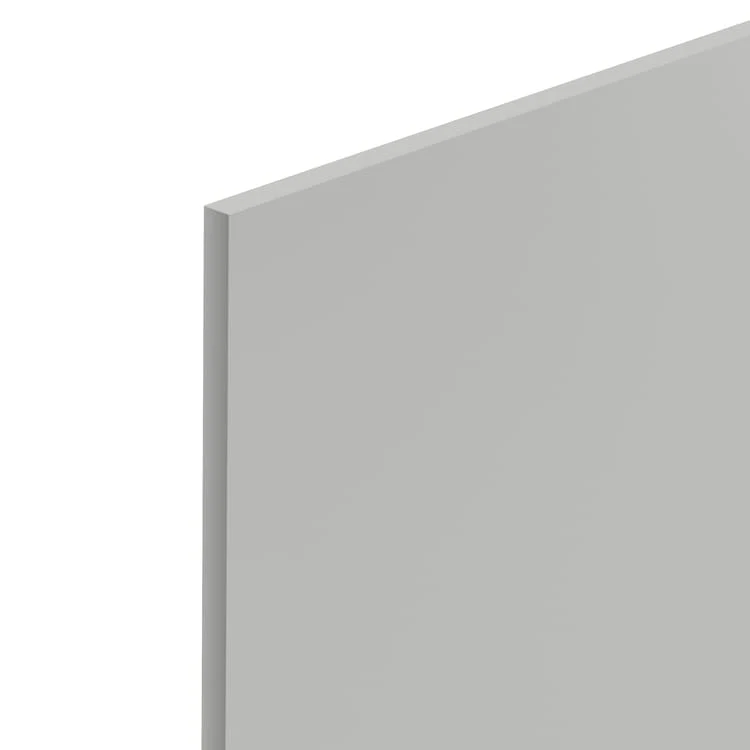 Côté de meuble de rangement gris clair H.76.8 cm x L.37 cm x Ep.18 mm