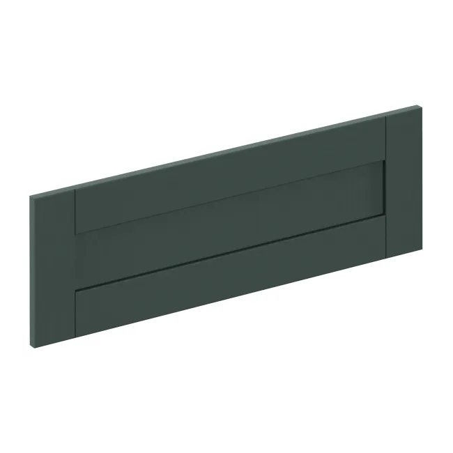 Façade de tiroir de cuisine Chicago vert pétrole mat H.25.3 x l.79.7 cm