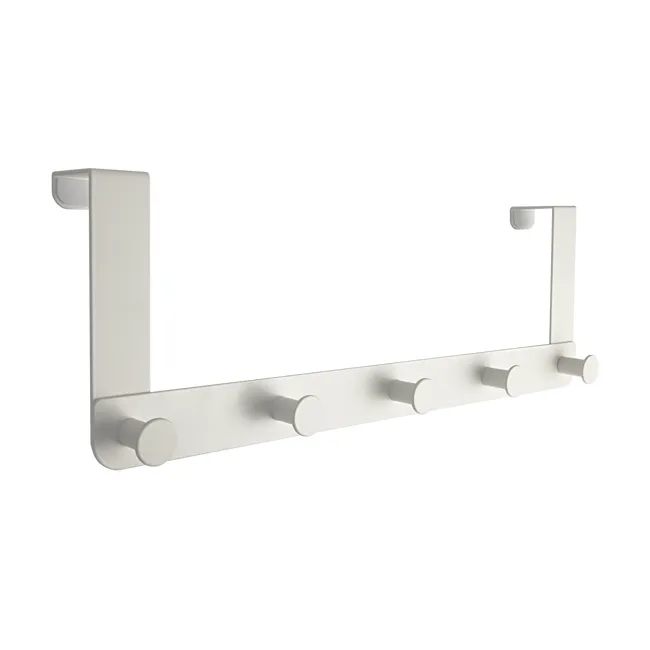 Crochet pour porte, blanc peint Door axel SPACEO