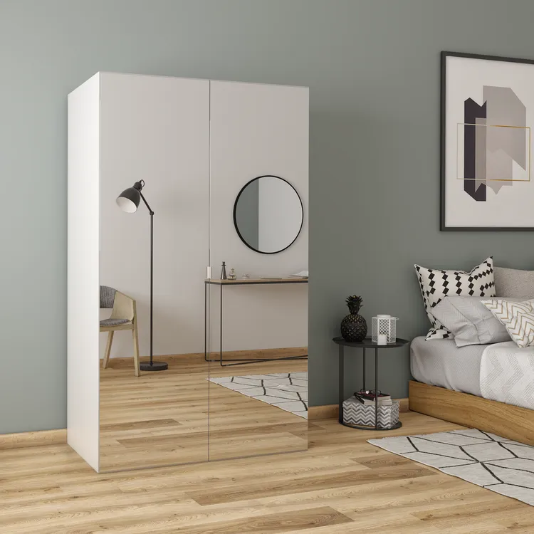 Porte battante Home miroir brillant H.200 x l.60 cm