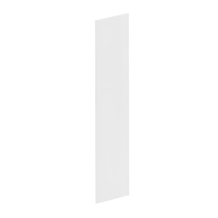 Porte-joue Sevilla effet wood blanc mat H.214.1 x l.59.7 cm