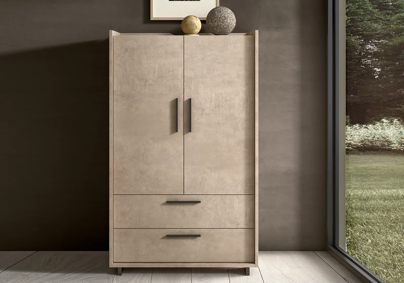 Meuble de rangement design italien effet pierre – Dune