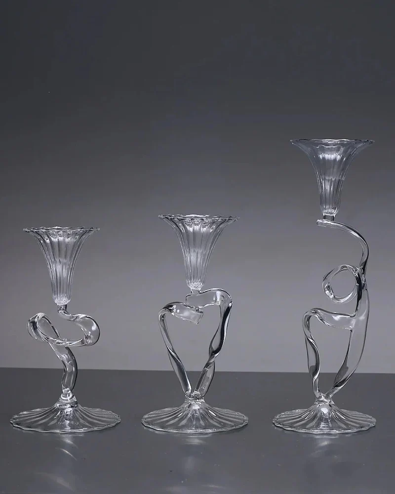 Ribbon Candleholder I, II & III - Floral