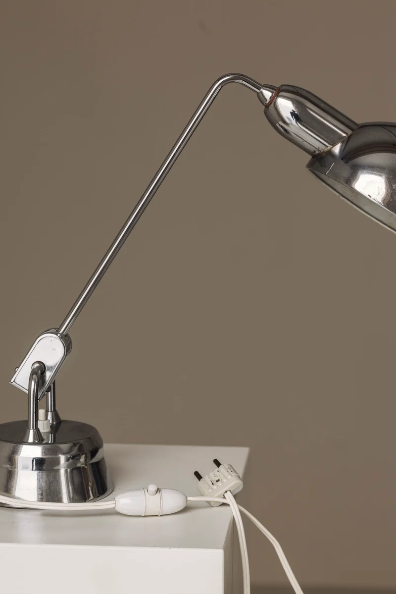 Vintage Jumo Table Lamp Selected by Charlotte Perriand, France, 1940’s