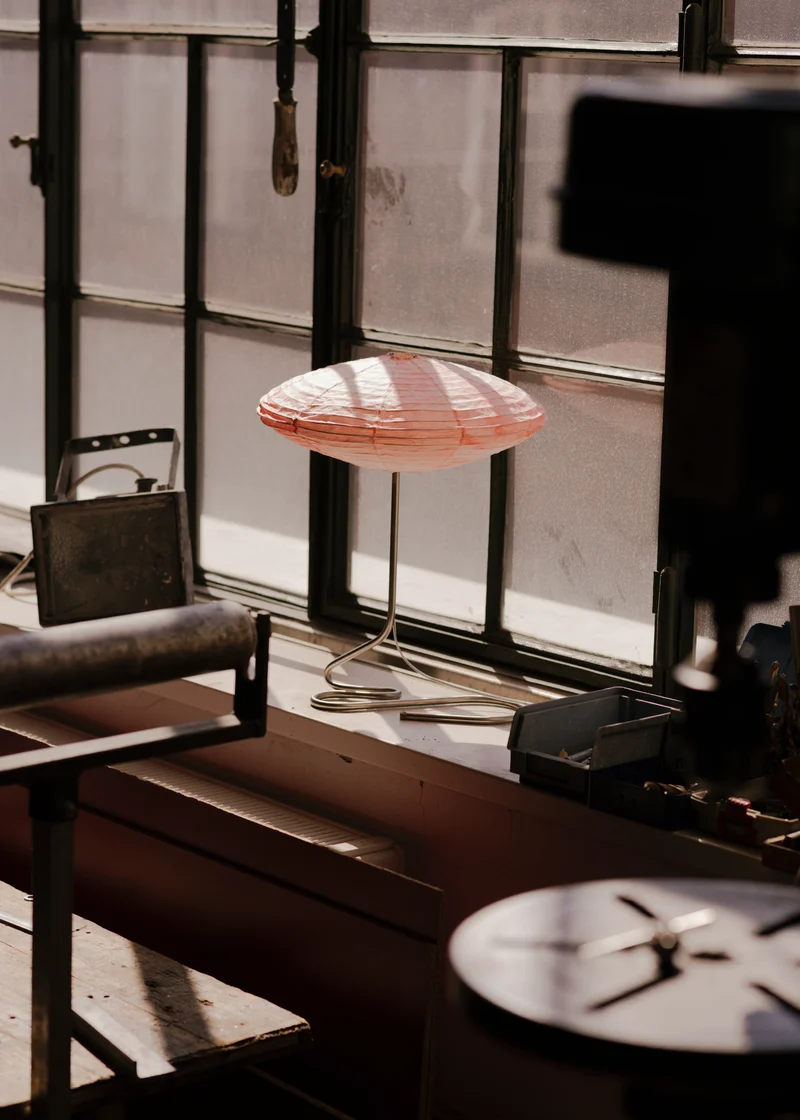 Peach Sky Stainless Steel Table Lamp