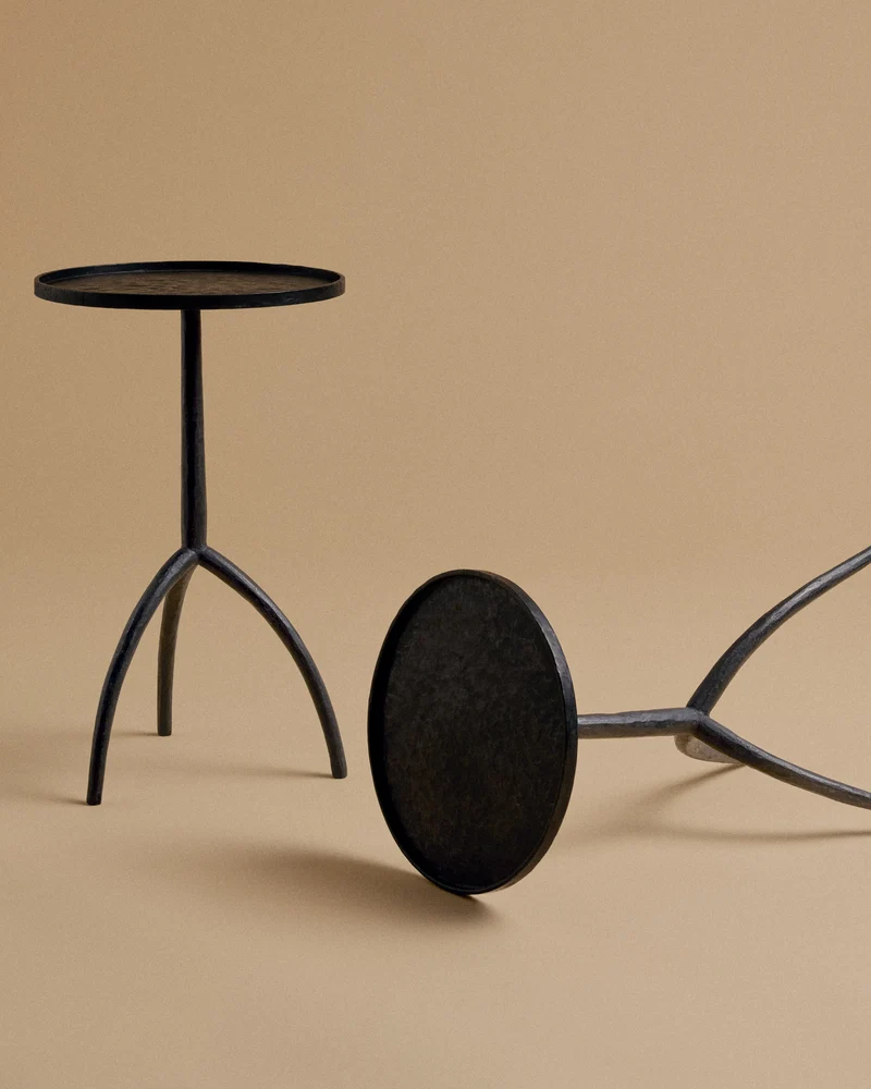 Brut Vol. I — Hand-Forged Iron Side Table