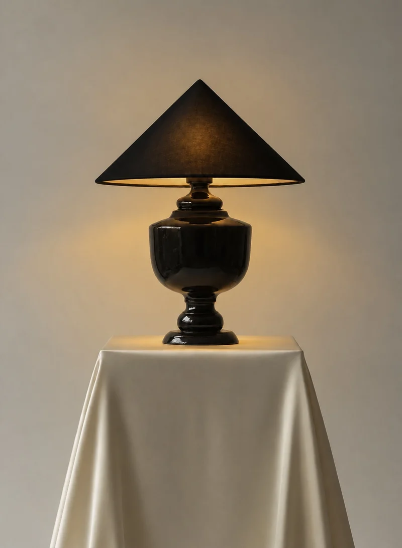 Vintage ENCRE NOIRE Ceramic Table Lamp