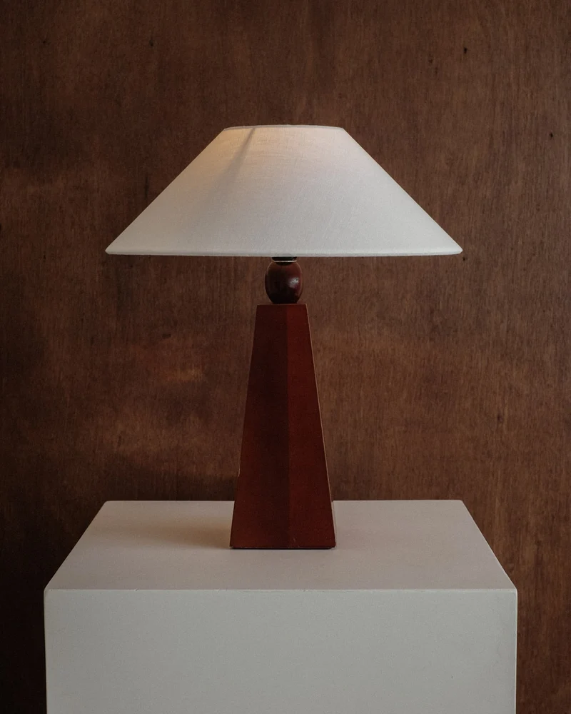 Vintage Timeless Wooden Table Lamp