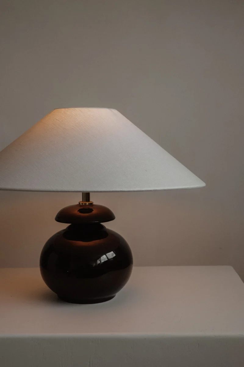 Vintage The Eclipse Ceramic Table Lamp
