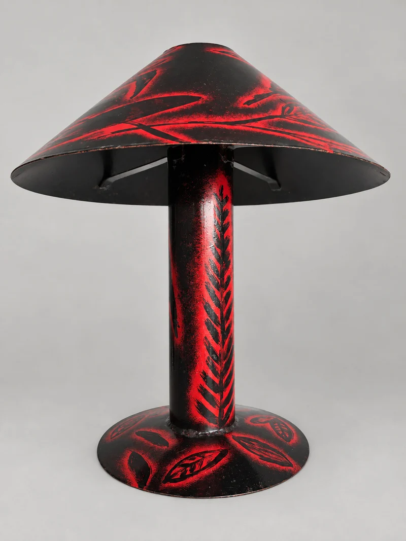 Vintage Fernando Bermejo (1949–2023) — Unique Hand-Painted Studio Table Lamp, Ex-Artist’s Atelier, Spain