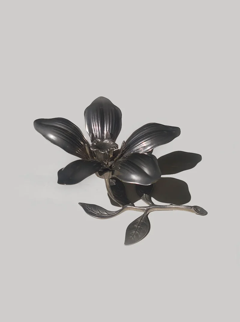 Floral Candle Holder & Ashtrays