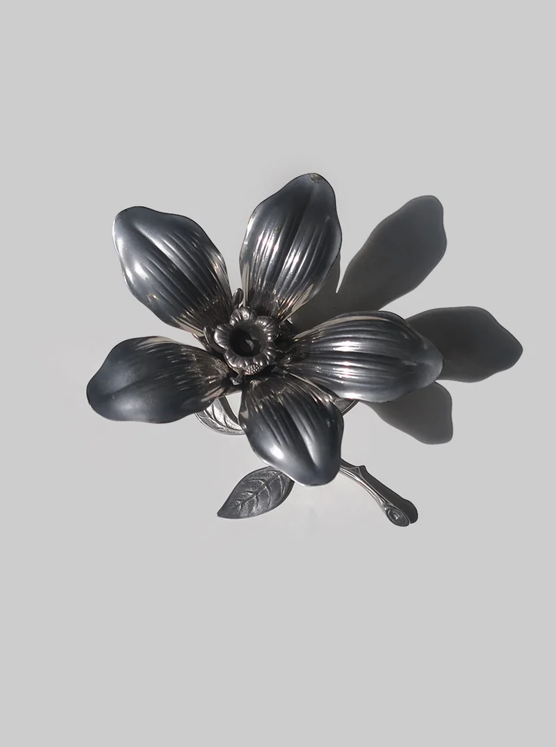 Floral Candle Holder & Ashtrays