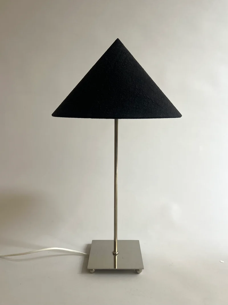 Vintage 'Levento' Chrome Table Lamp