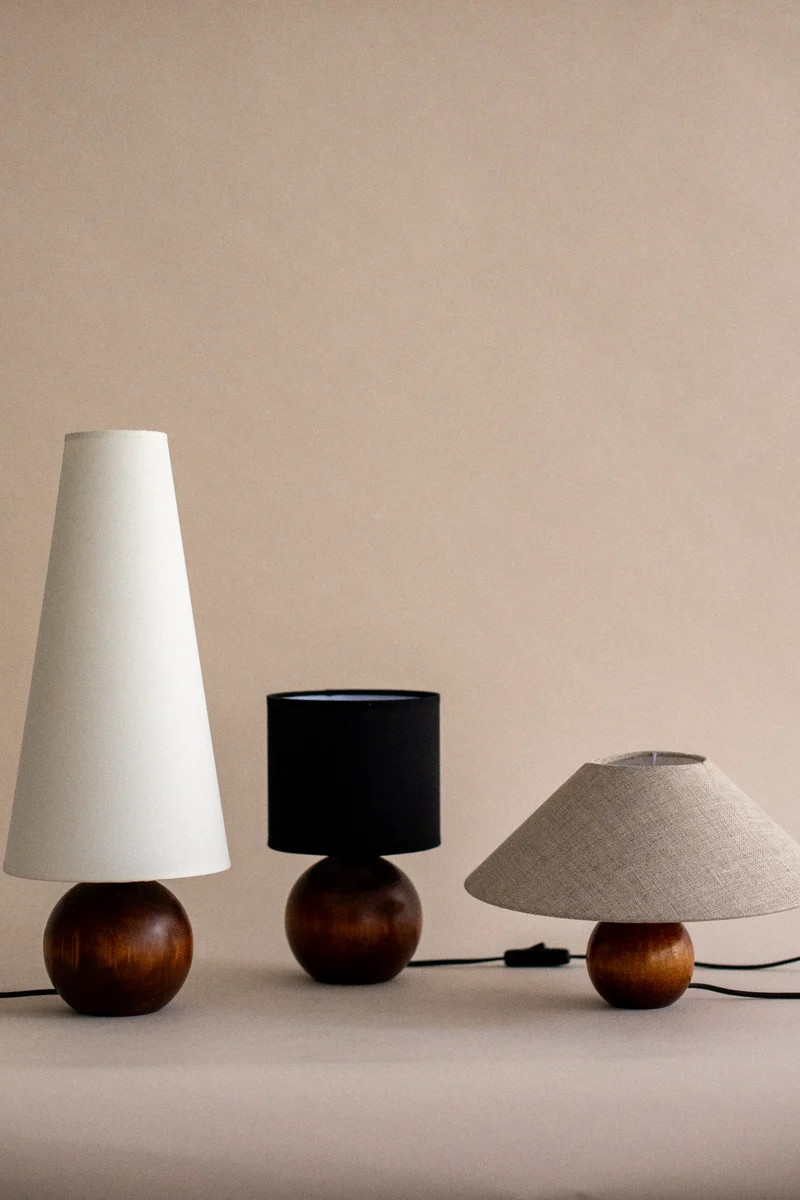 Sao Miguel Wood Table Lamp
