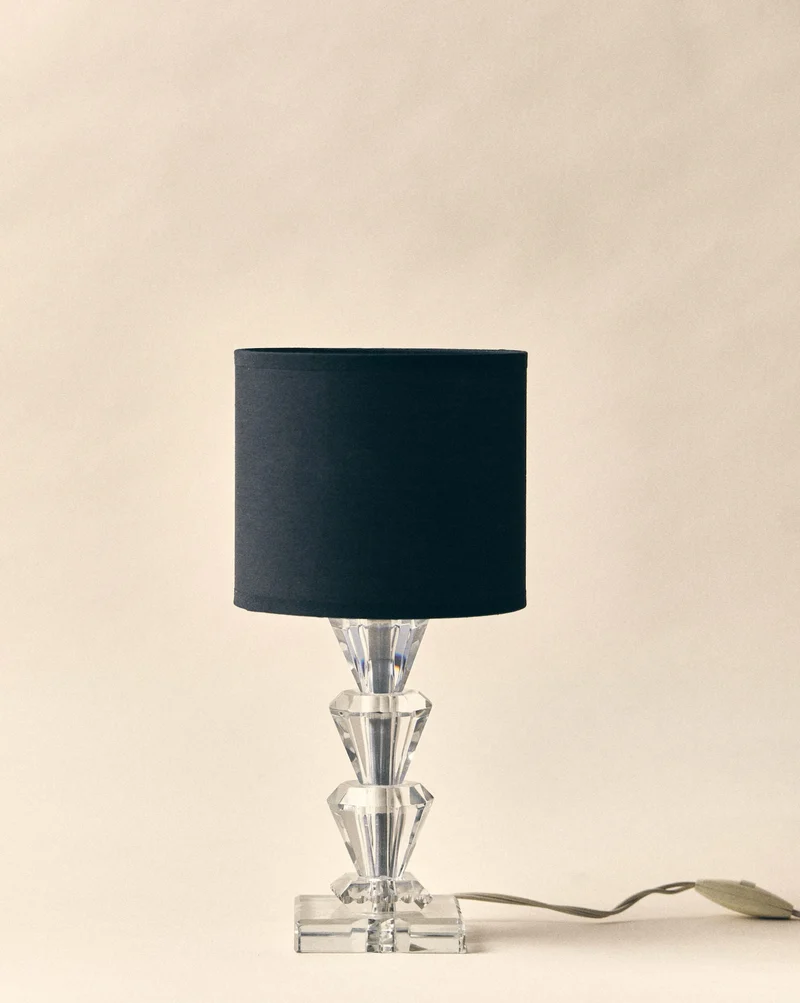 Vintage 'Sorento' Glass Table Lamp
