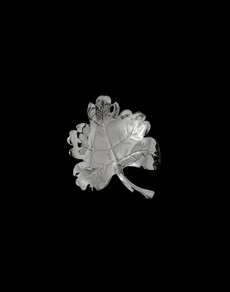 Vintage small vide-poche in silver-plated