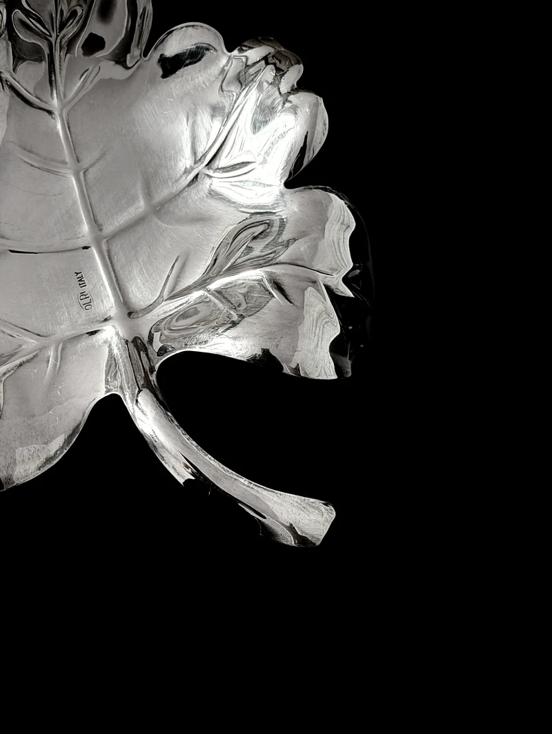 Vintage small vide-poche in silver-plated
