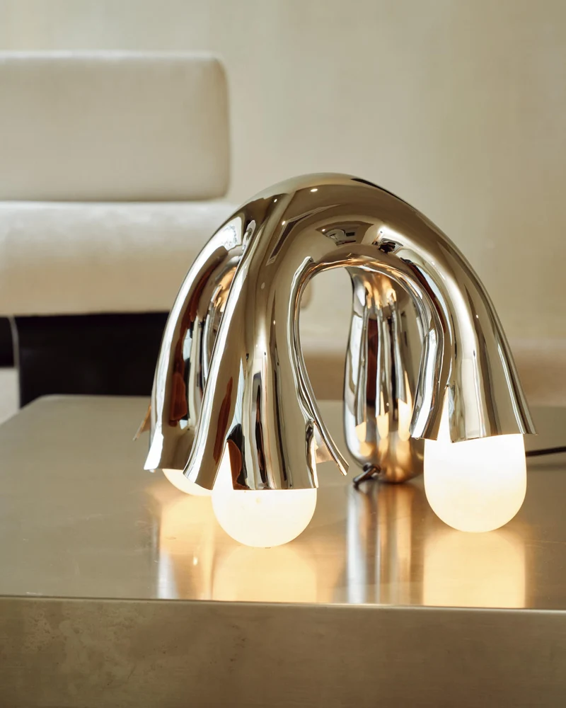 Sculptural Alabaster Table Lamps - Collection X Felure