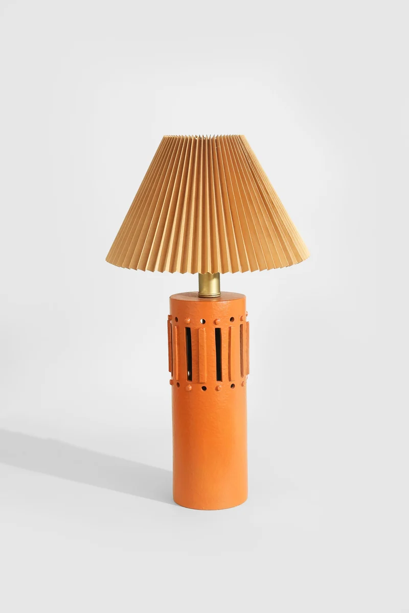 Vintage Brutalist Ceramic Table Lamp, 1970s
