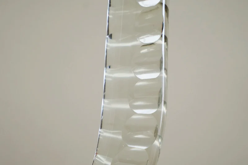 Wonderful Pair of Crystal Art Deco Candle Holders, France 1930s