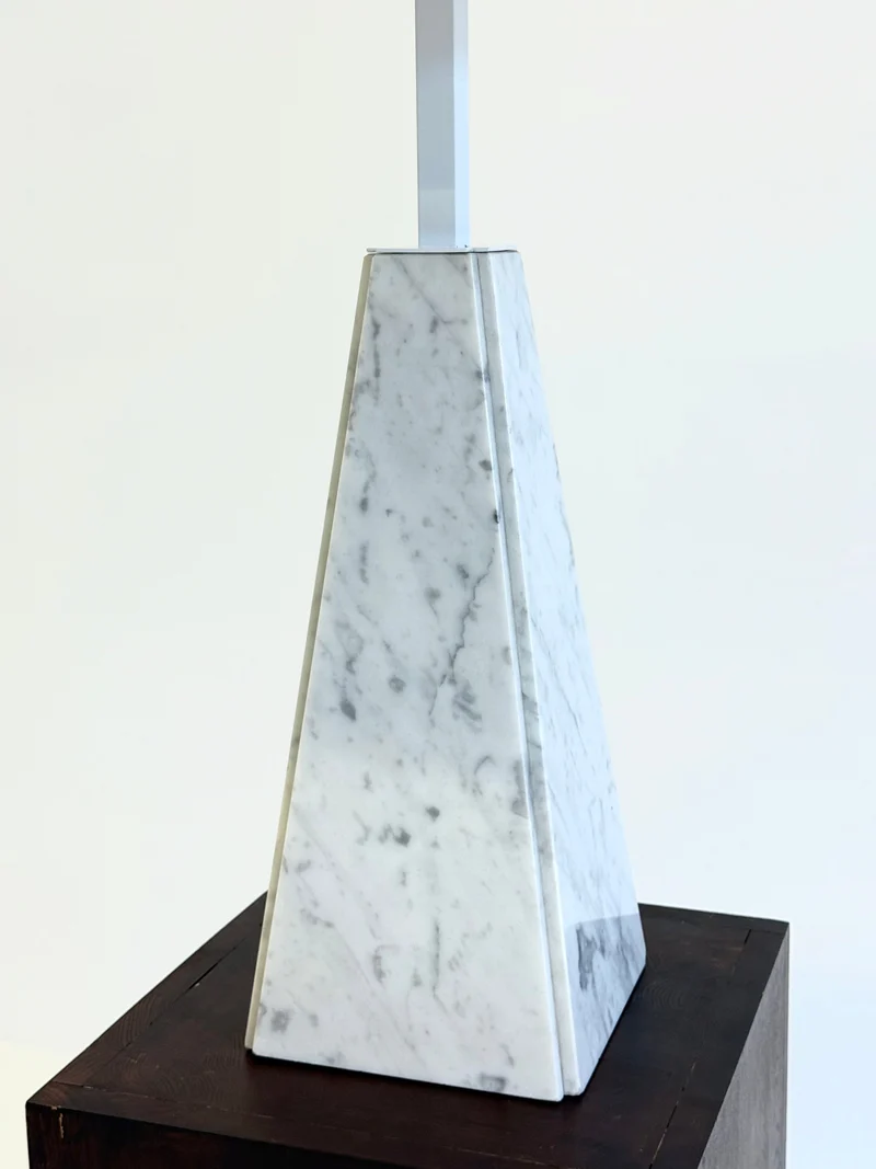 Vintage Abat Jour Marble Table Lamp by Cini Boeri for Arteluce, 1970s
