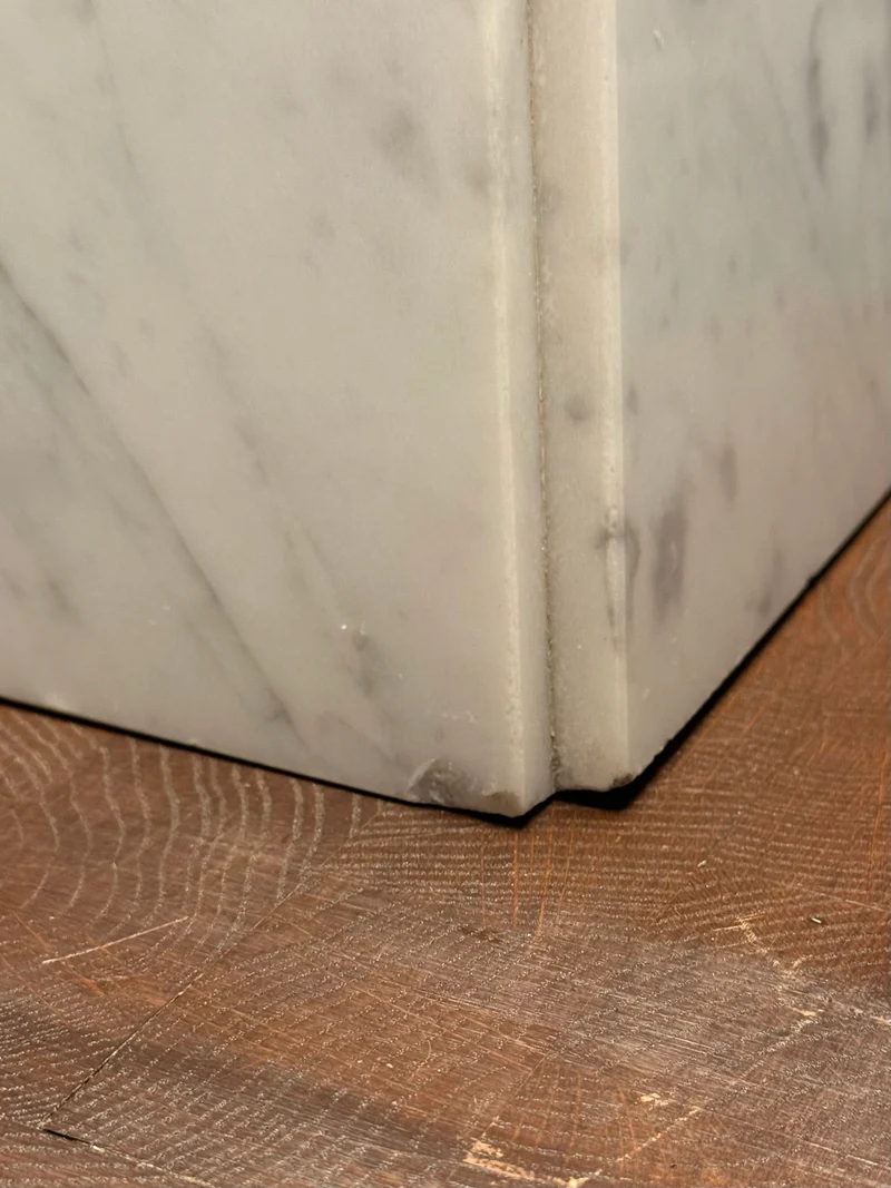 Vintage Abat Jour Marble Table Lamp by Cini Boeri for Arteluce, 1970s
