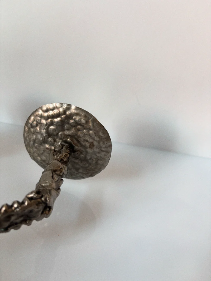 Molten Metal 3 Arm Brutalist Candlestick