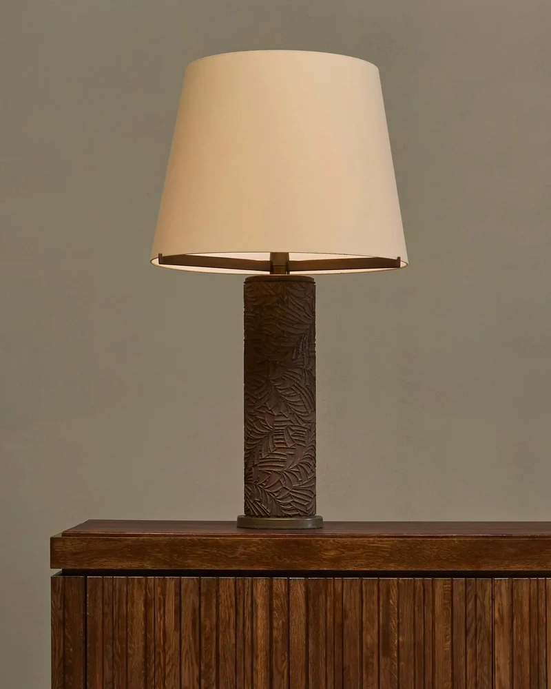 Vintage Antoine Callebaut Monumental Table Lamp in Patinated Bronze Belgium 1970s