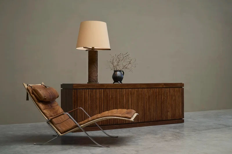 Vintage Antoine Callebaut Monumental Table Lamp in Patinated Bronze Belgium 1970s